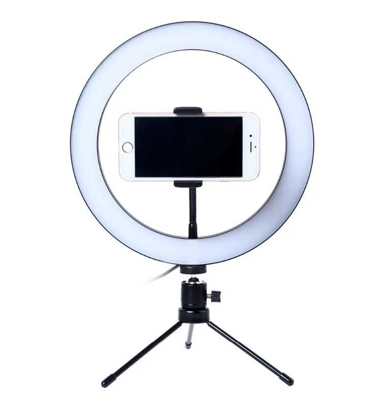 CAJA DE ARO DE LUZ 8 PULGADAS 40 PIEZAS